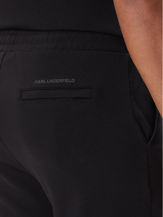 KARL LAGERFELD KARL LAGERFELD Melegítő alsó 705752 500900 Fekete Regular Fit