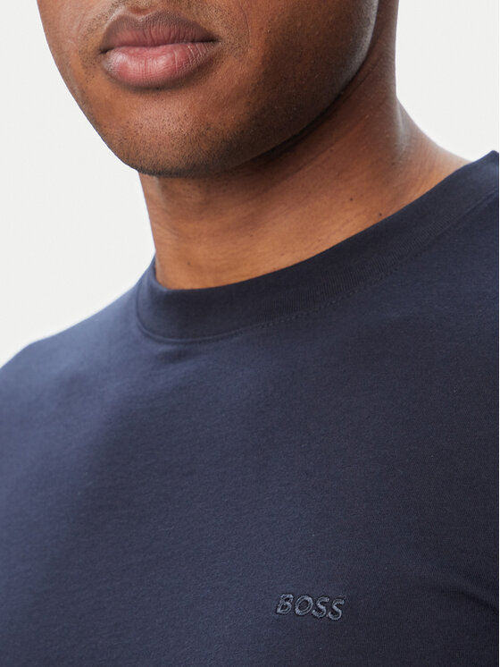 BOSS BOSS T-shirt Thompson 01 50565995 Blu scuro Regular Fit