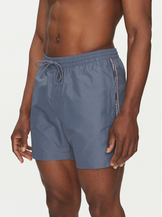 Badeshorts Calvin Klein Swimwear, Größe S Blau KM0KM01109
