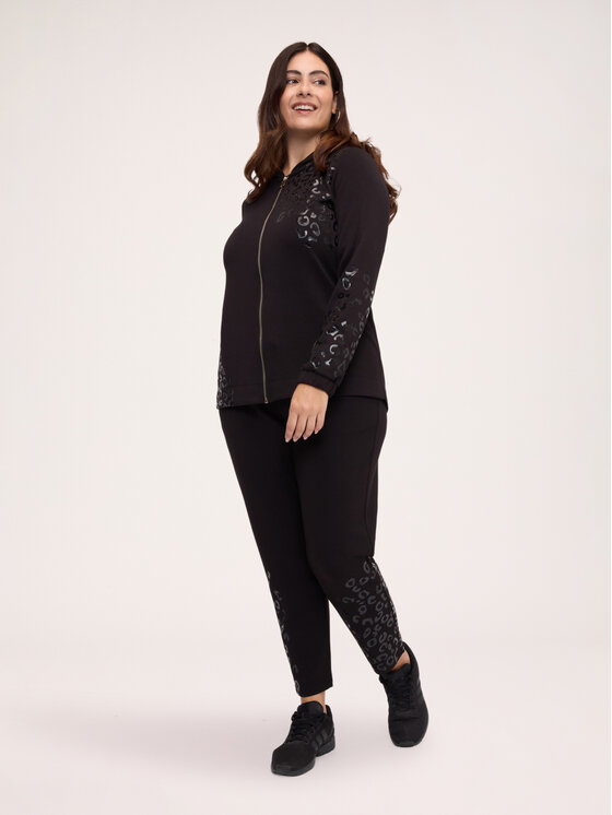 Fiorella Rubino Fiorella Rubino Bluza G866L009410N033 Czarny Over Fit