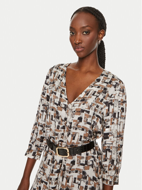 Liu Jo Liu Jo Повсякденна сукня WF4404 T2735 Бежевий Regular Fit