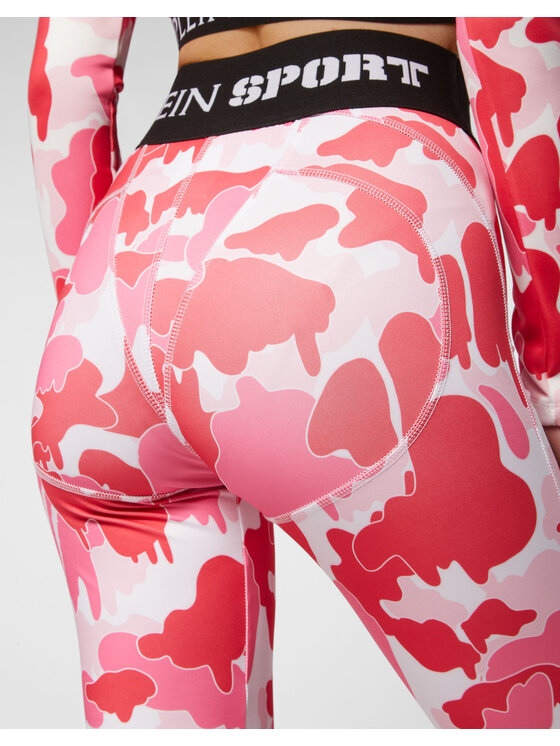 Plein Sport Plein Sport Legginsy 12983 Różowy