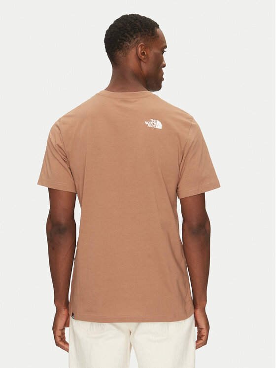 The North Face The North Face T-Shirt Simple Dome NF0A87NG Braun Regular Fit