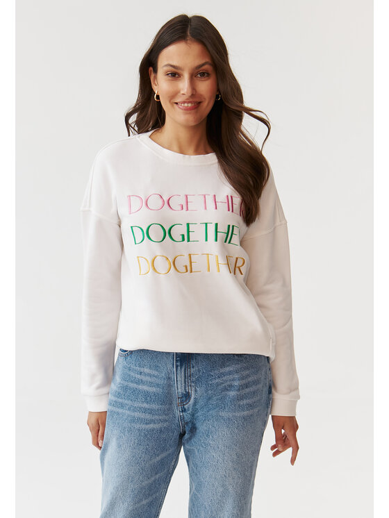TATUUM TATUUM Bluza GINGER Kremowy Oversize