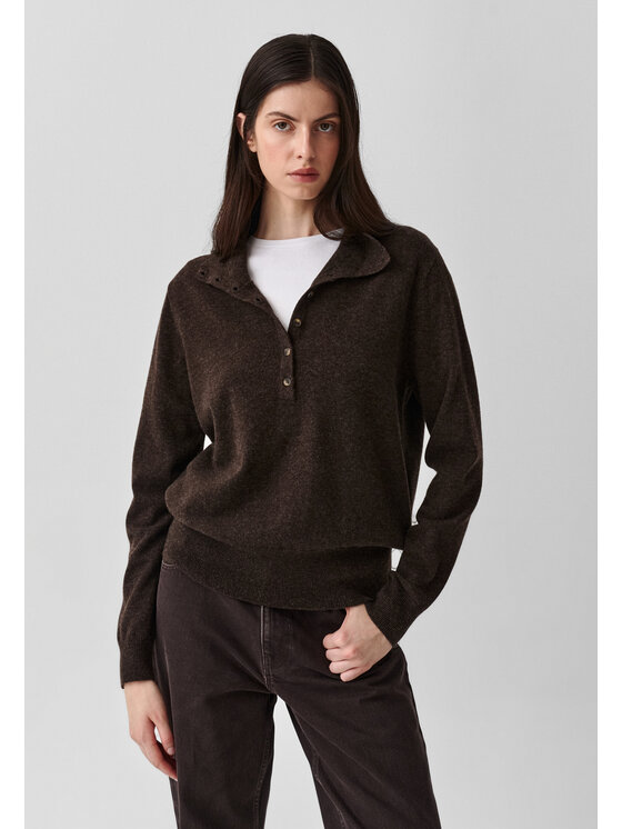 TATUUM TATUUM Sweter FULI Brązowy Classic Fit