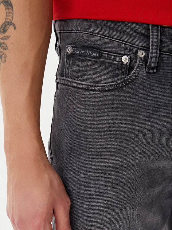 Calvin Klein Jeans Calvin Klein Jeans Farmer rövidnadrág J30J327515 Szürke Slim Fit