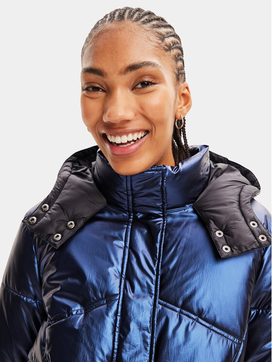 Desigual Desigual Зимно яке 23WWEW78 Син Regular Fit