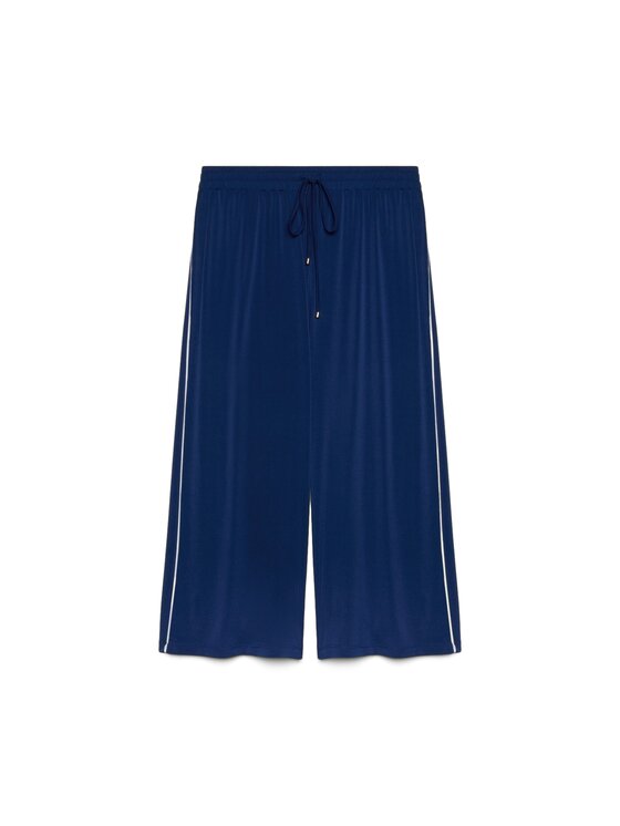 Fiorella Rubino Fiorella Rubino Pantaloni di tessuto P862L002463N034 Blu Cropp Fit