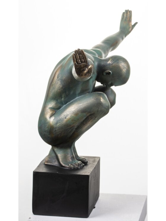 MIAhome MIAhome Figurka mężczyzny 31x49x15 cm UOMO Kolorowy