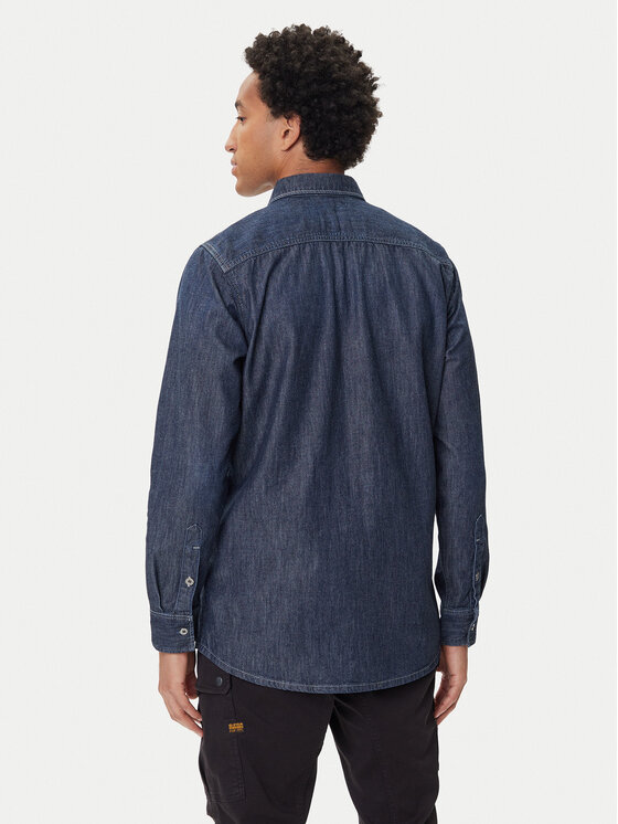 G-Star Raw G-Star Raw traper košulja D27083-D539 Tamnoplava Regular Fit