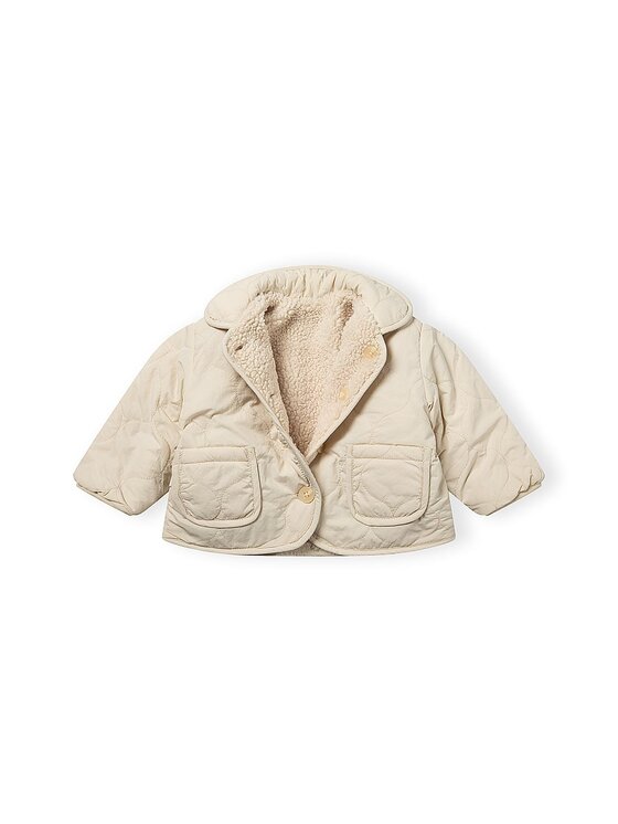 minoti minoti Kurtka zimowa 31BABYCOAT3 Kremowy Regular Fit