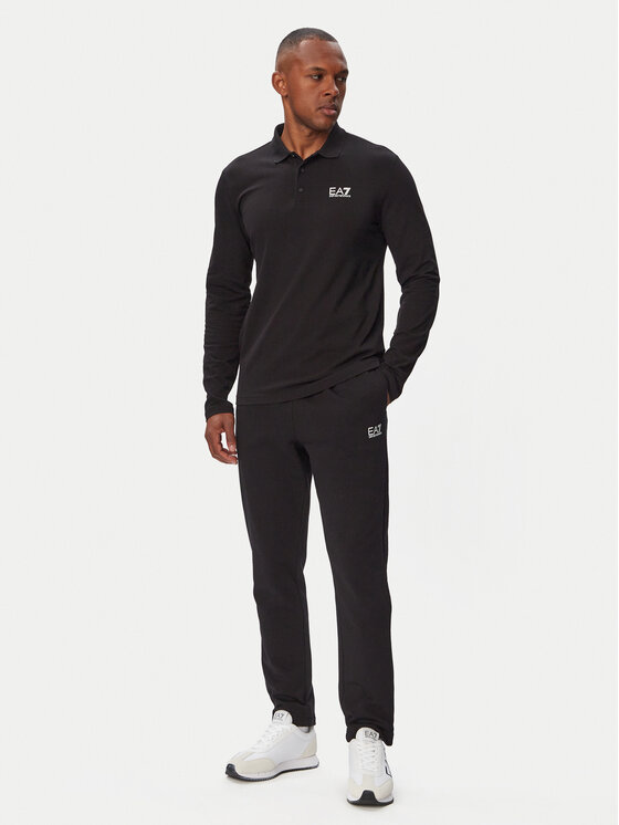 EA7 Emporio Armani EA7 Emporio Armani Polo 8NPF17 PJVUZ 1200 Crna Regular Fit