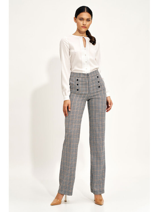 NIFE NIFE Halenka B143 Écru Classic Fit