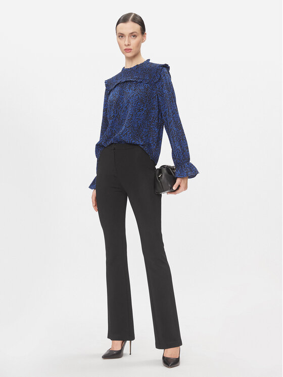 PINKO Pinko Hlače Hulka 100054 A04I Crna Straight Leg