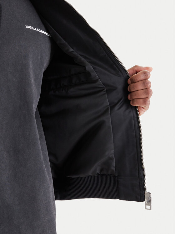 HUGO HUGO Kurtka bomber Badam2611 50552650 Czarny Regular Fit