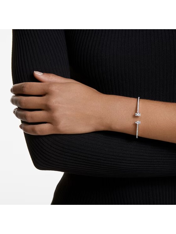 Swarovski Swarovski Bransoletka Attract Cuff 5572664 Srebrny