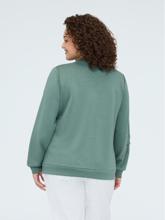 Fiorella Rubino Fiorella Rubino Felpa G847L008962N035 Verde A-Line Fit