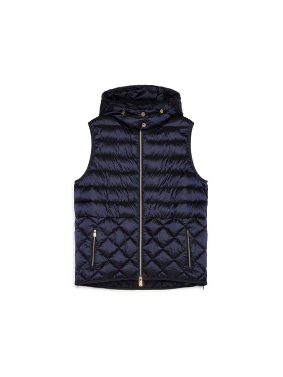 Fiorella Rubino Fiorella Rubino Bezrękawnik F027L000062N034 Niebieski Regular Fit