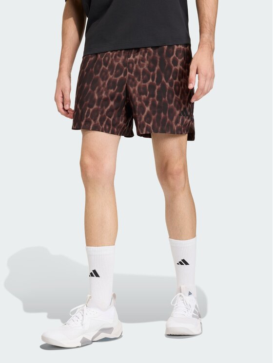 adidas adidas Szorty sportowe 162673 Brązowy Regular Fit