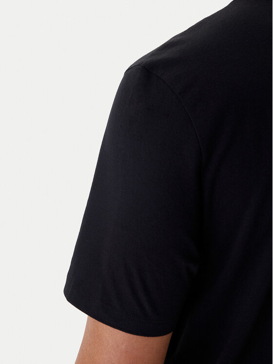 HUGO HUGO T-särk Deyss 50553755 Must Regular Fit