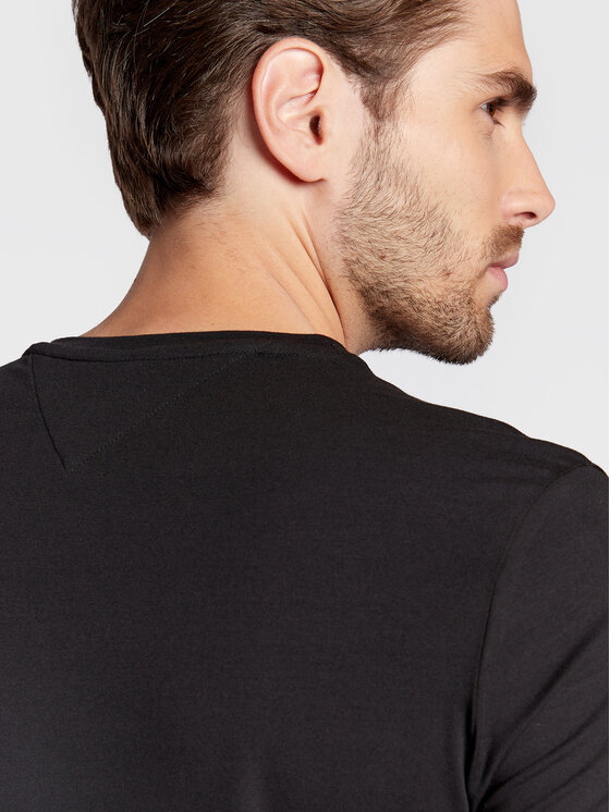 Tommy Hilfiger Tommy Hilfiger Tričko Core Stretch MW0MW27540 Čierna Slim Fit