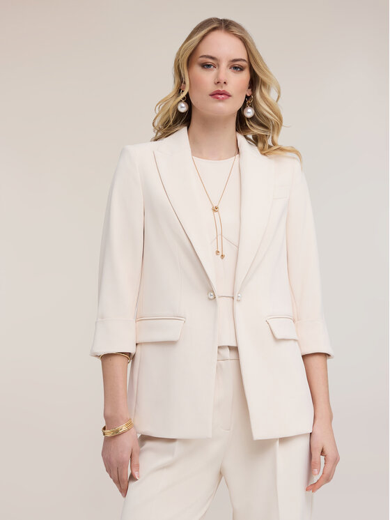 Motivi Motivi Giacca di transizione Q051Q001067N002 Bianco Regular Fit