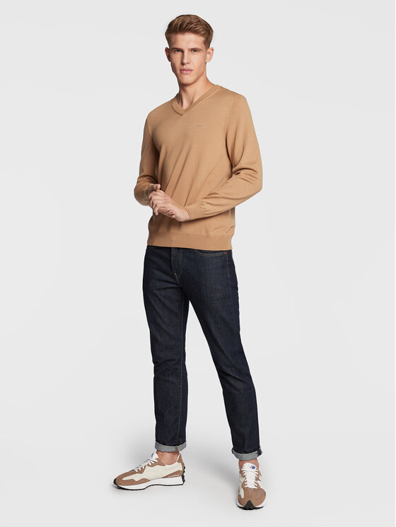 Maglione Baram-L 50476363 Marrone Regular Fit