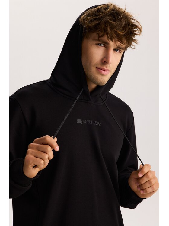 ROUGH RADICAL ROUGH RADICAL Felpa COTTON ACTIVE HOODIE MEN Nero Regular Fit