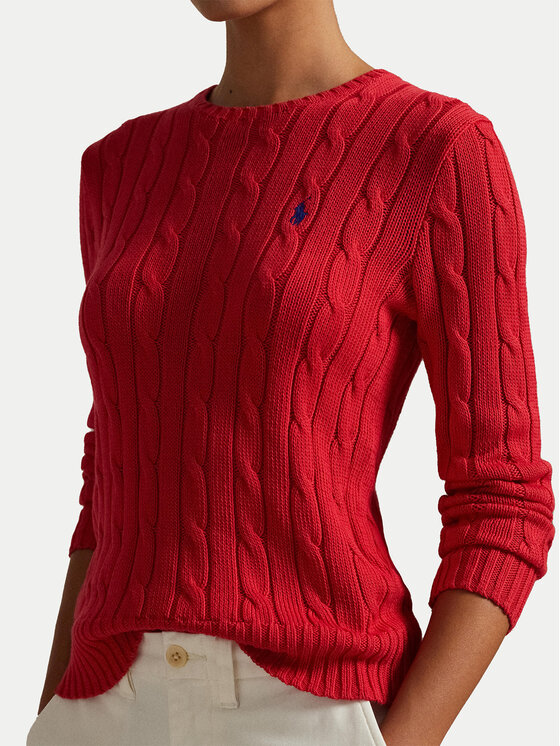 Polo Ralph Lauren Polo Ralph Lauren Pulover 211971869019 Rdeča Slim Fit