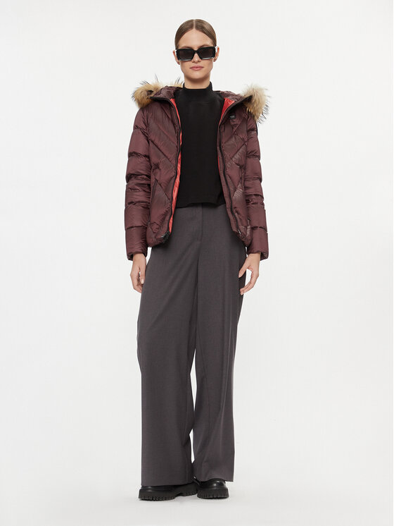 Blauer Blauer Pūkinė striukė 23WBLDC03141 Ruda Regular Fit