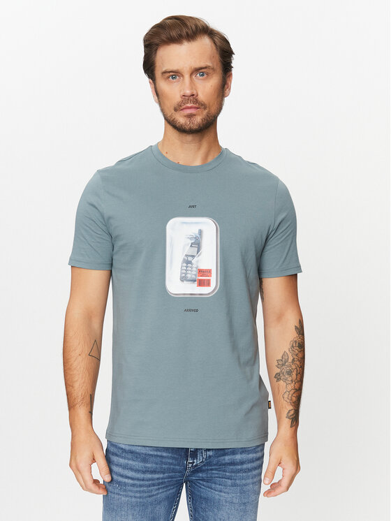 BOSS Boss T-Shirt Tefragile 50503535 Blau Regular Fit