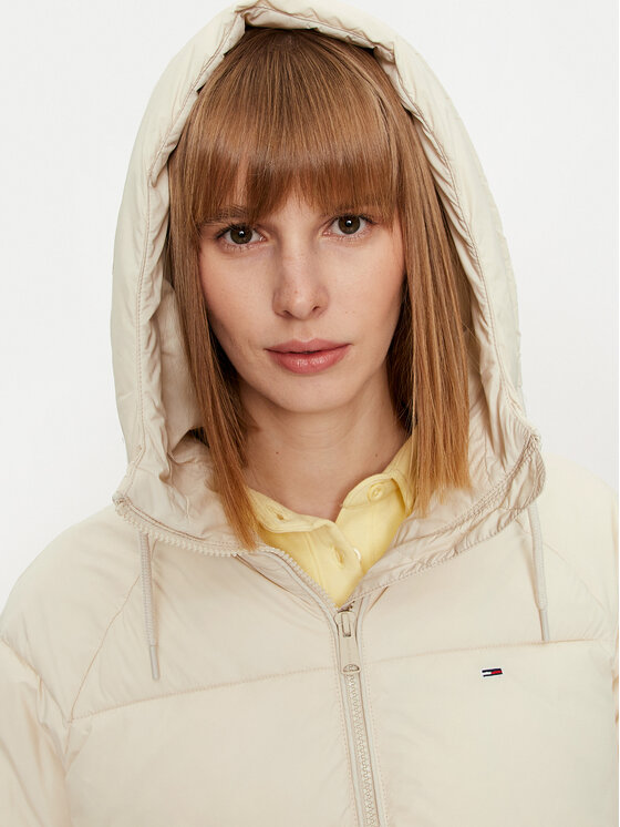 Tommy Jeans Tommy Jeans Zimné bundy Vail DW0DW18841 Béžová Regular Fit