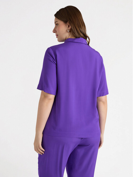 Fiorella Rubino Fiorella Rubino Blusa 2764T102271N029 Viola Boxy Fit