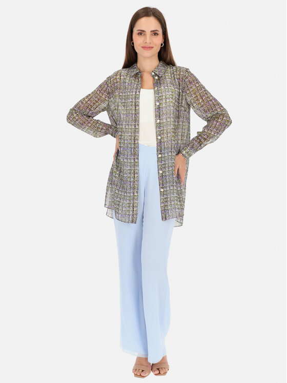 Potis & Verso Potis & Verso Koszula Jordan Kolorowy Loose Fit