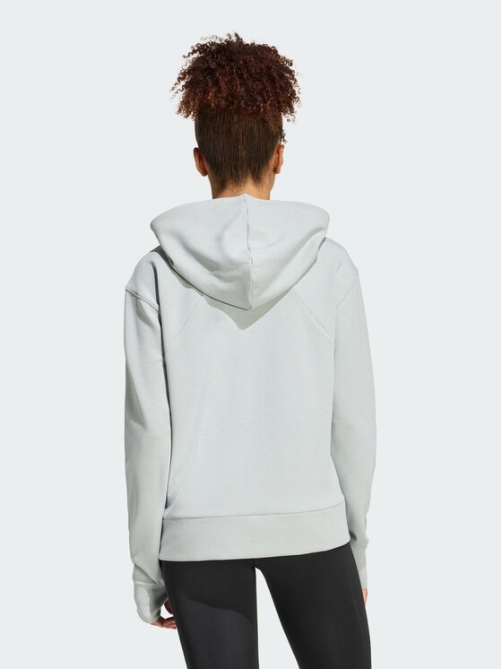 adidas adidas Bluza techniczna 140019 Zielony Loose Fit
