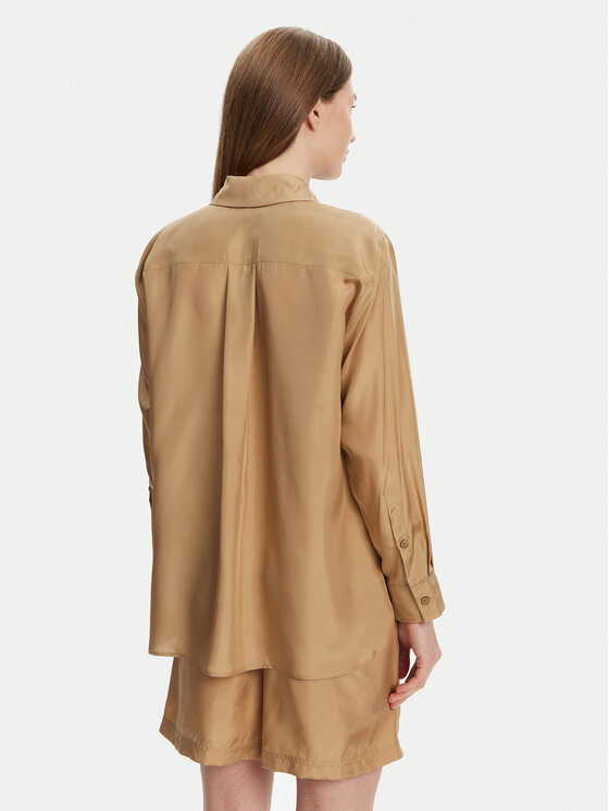 Marella Marella Marškiniai Alec 2513111015 Smėlio Regular Fit