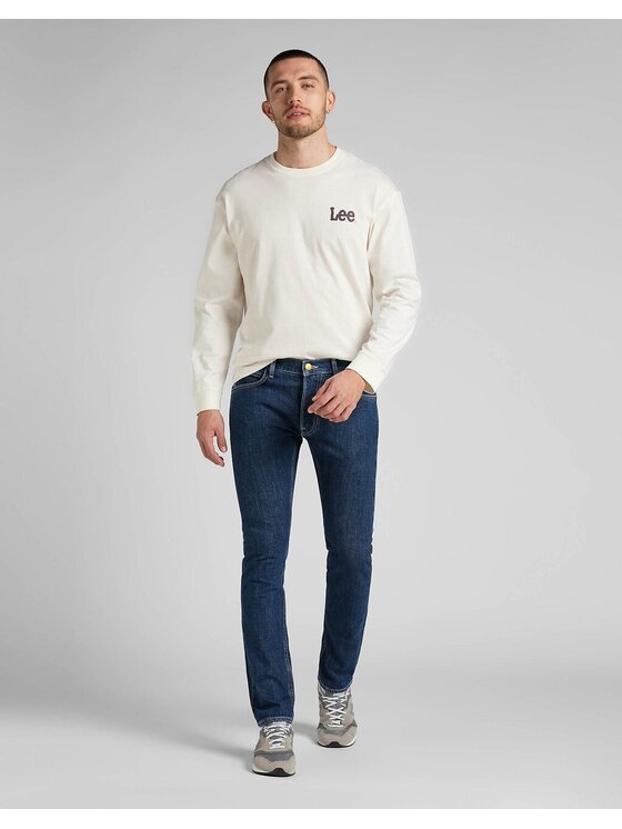 Lee Lee Jeansy LUKE Niebieski Slim Fit
