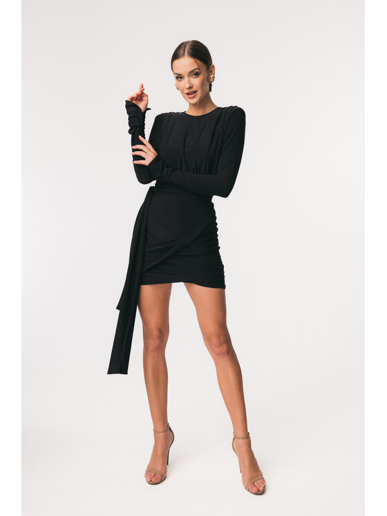 Aurora Aurora Koktejlové šaty Noelle Černá Feminine Fit