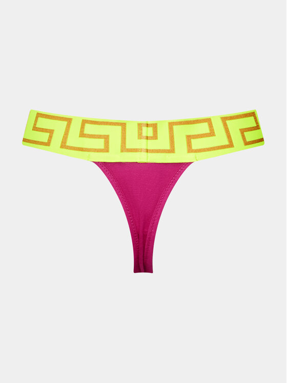 Versace Kalhotky string AUD01042 Růžová | Modivo.cz
