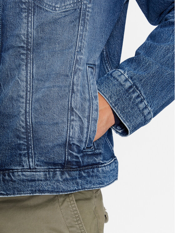 s.Oliver s.Oliver Jeans jakna 2135893 Modra Regular Fit