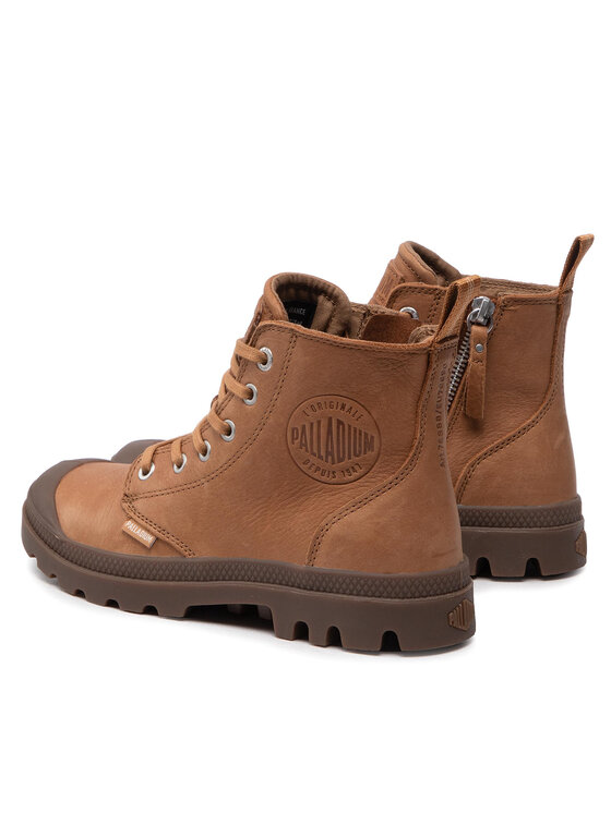 Palladium Palladium Pohodni čevlji Pampa Zip Lth Ess 76888-252-M Rjava