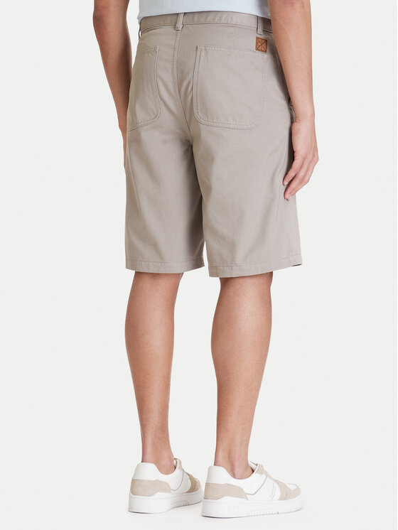 Calvin Klein Jeans Calvin Klein Jeans Шорти от плат 90s LV04RD603G Бежов Baggy Fit