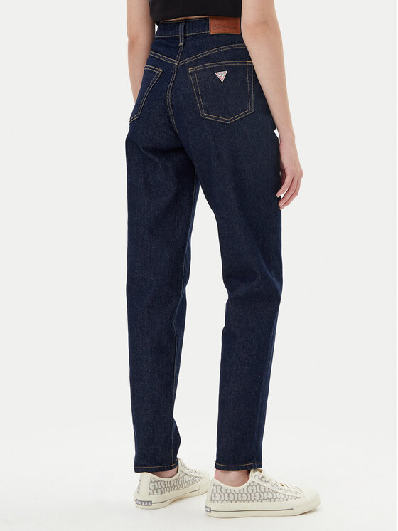 Guess Jeans Guess Jeans Džínsy W4YA0D D5CC1 Tmavomodrá Mom Fit