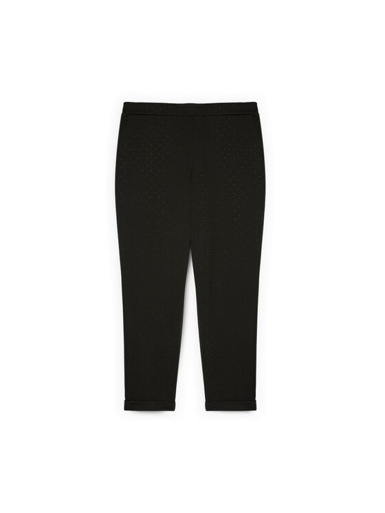 Fiorella Rubino Fiorella Rubino Spodnie materiałowe P872L002484N033 Czarny Regular Fit