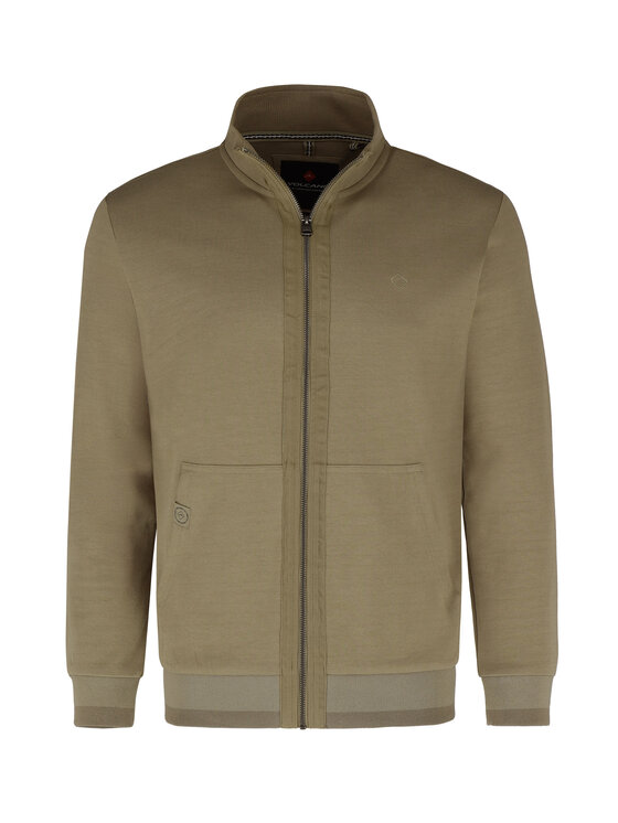 Volcano Volcano Bluza B-VINI Zielony Regular Fit