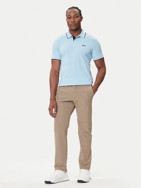 BOSS BOSS Pantaloni di tessuto T_Commuter 50534303 Verde Slim Fit