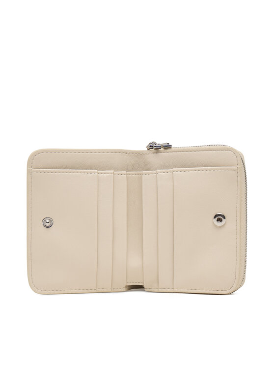 Calvin Klein Calvin Klein Denarnica Ck Medium Flap Zip Around LV04F1075G Kremna