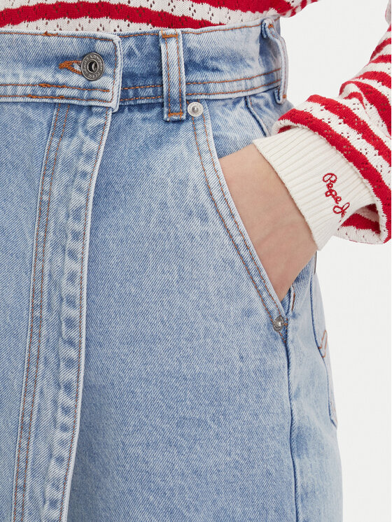 Pepe Jeans Pepe Jeans Fustă-pantalon PL801187 Albastru Regular Fit
