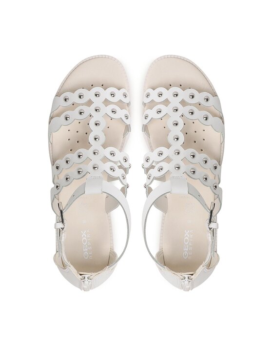 Geox Geox Sandały J Sandal Karly Girl J3535D043BCC1000 D Biały