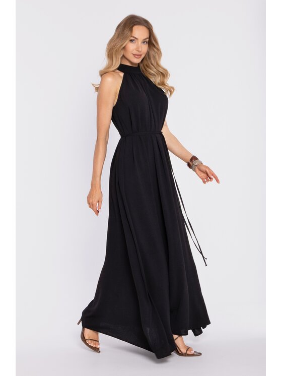 Made of Emotion Made of Emotion Sukienka koktajlowa M915 Czarny A-Line Fit